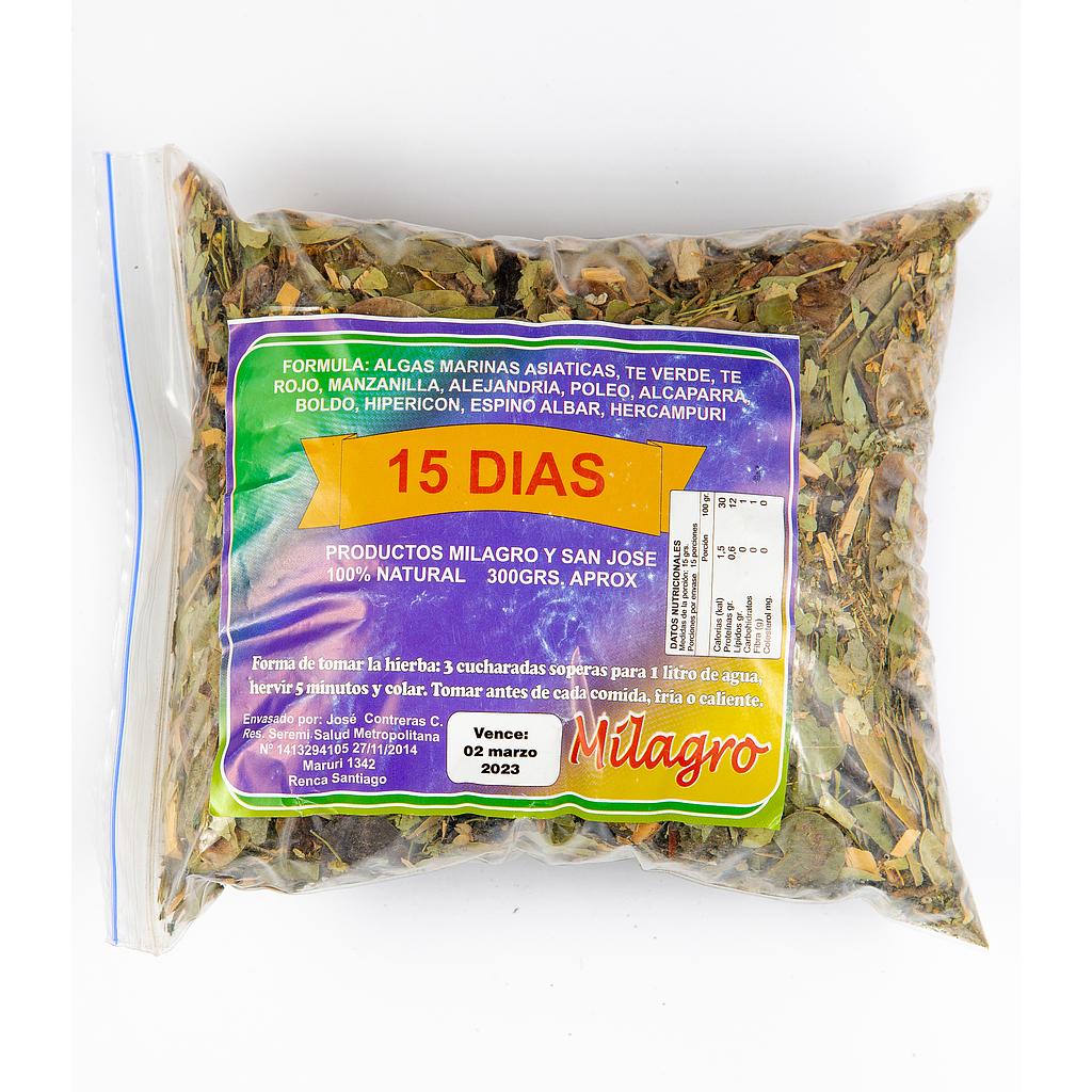 Adelgazante 15 días 300 grs