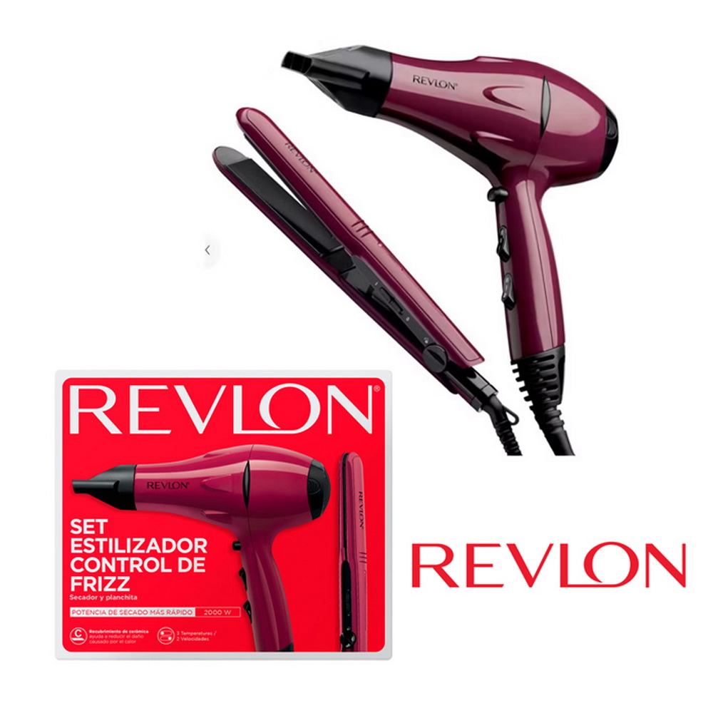 SET SECADOR Y ALISADOR REVLON