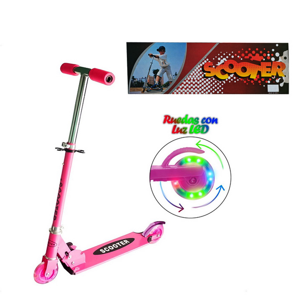 SCOOTER METALICO PINK