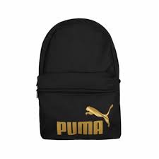 Mochila Puma Phase Negro/Dorado