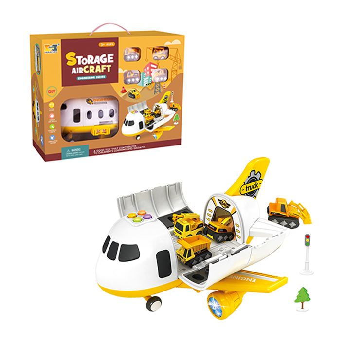 AVION TRANSPORTA VEHICULOS CONSTRUCCION 