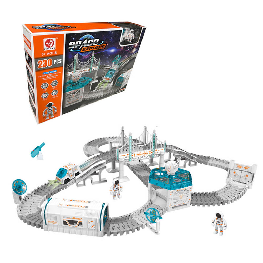 PISTA FLEXIBLE ESPACIAL PUENTE 230 PCS. 